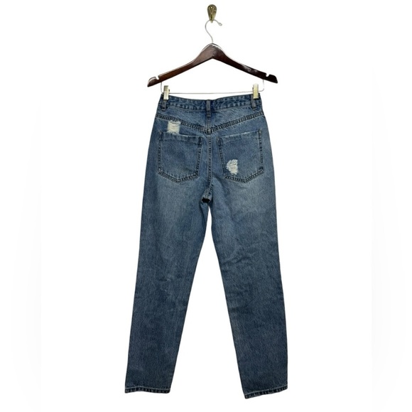 NWT REVOLVE SUPERDOWN Miranda Distressed Jeans Blue Wash 26 - Picture 8 of 10